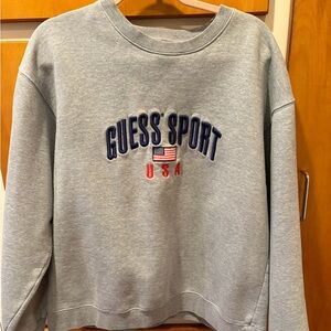 Vintage 90s Guess Sport Crewneck Sweatshirt Medium